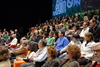 Foto: Los candidatos al Parlamento vasco en el escenario 